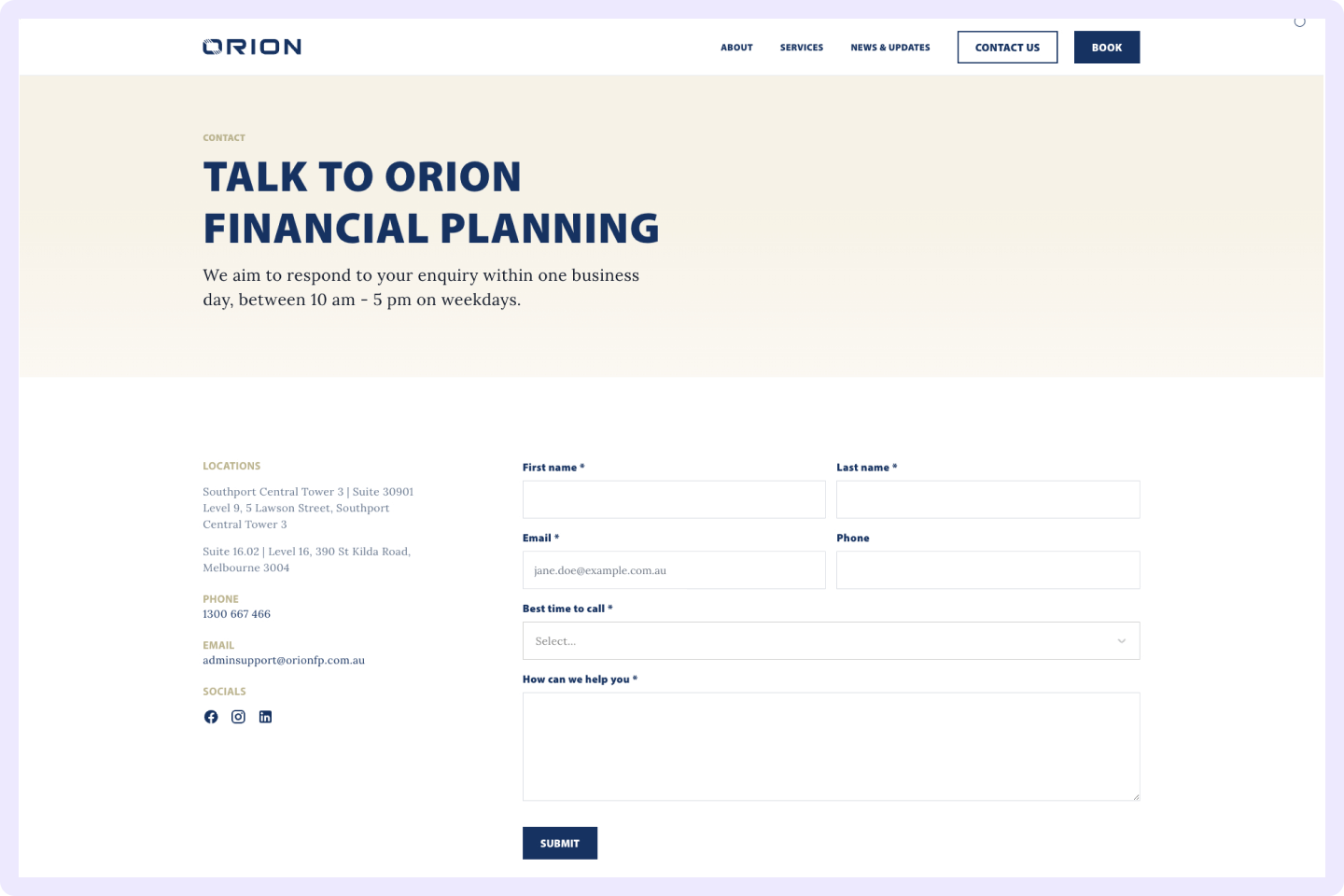 Orion Financial Planning